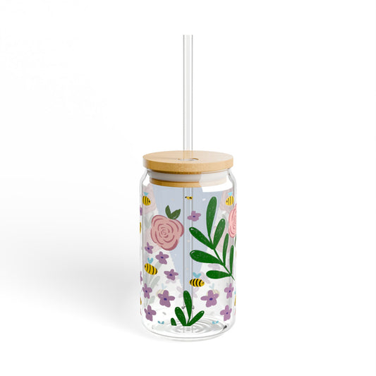 Bee Glass Sipper