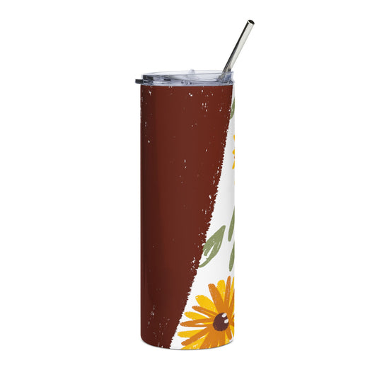 Fall Sunflower Stainless Steel Tumbler | 20oz