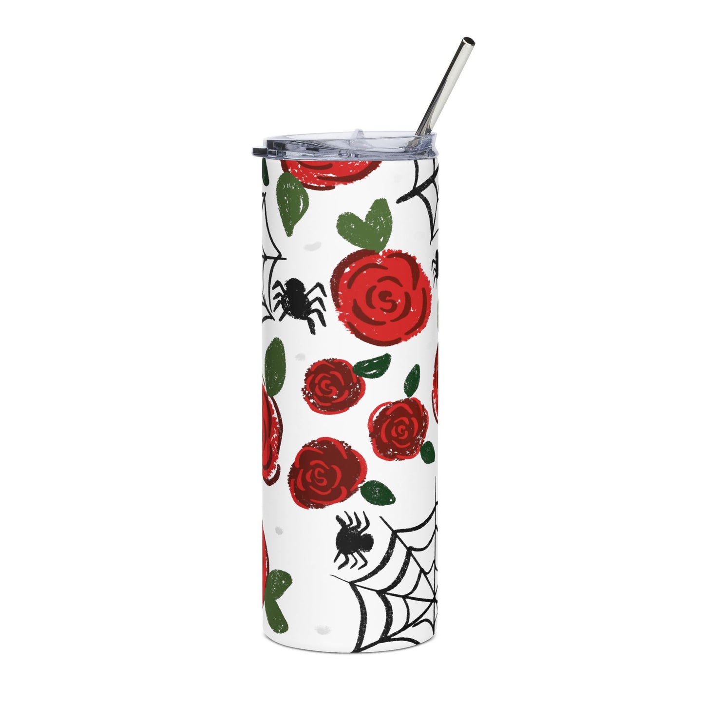 Roses & Webs Stainless Steel Tumbler | 20oz