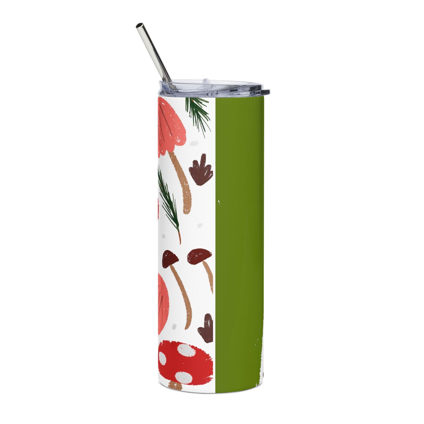 Green Mushrooms Stainless Steel Tumbler | 20oz