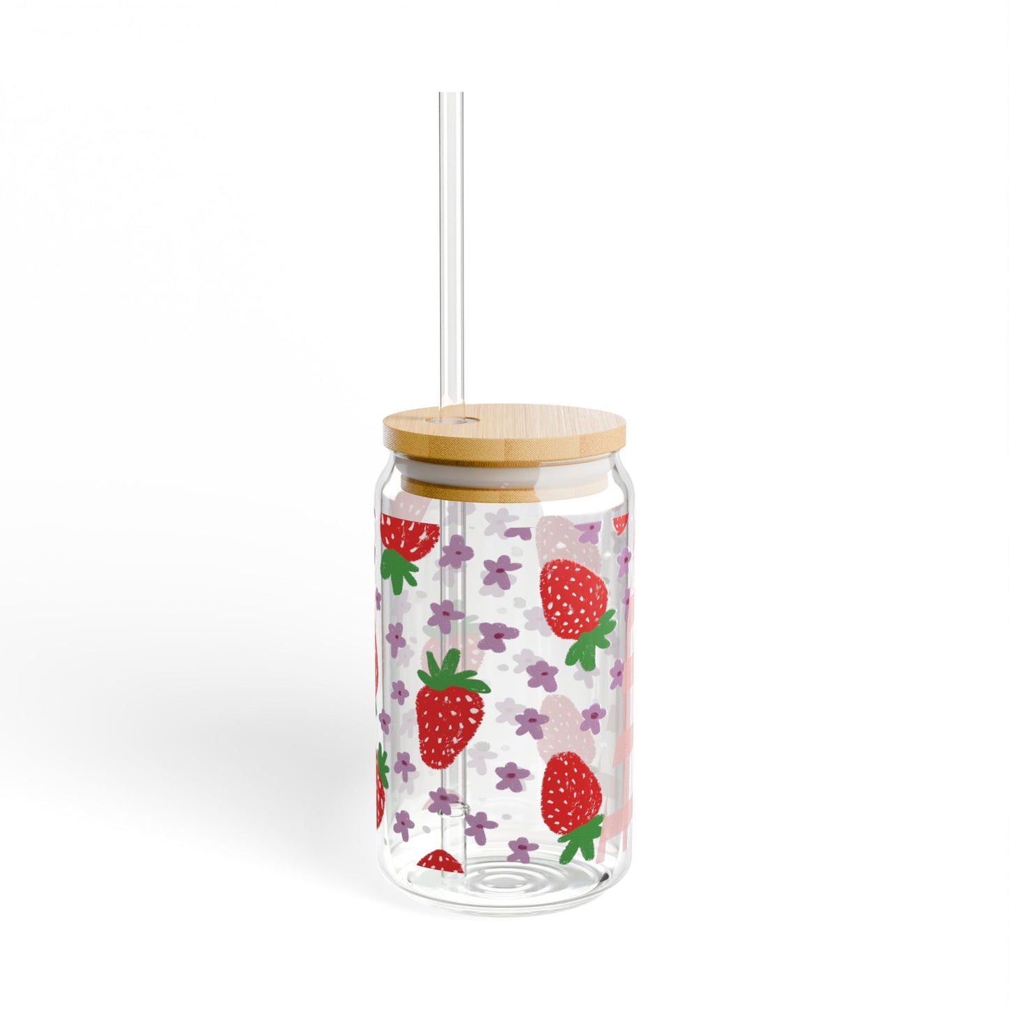 Strawberry Glass Sipper