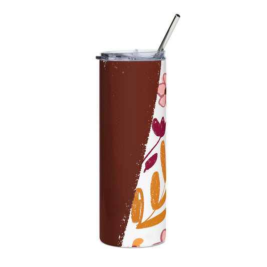 Fall Blooms Stainless Steel Tumbler | 20oz