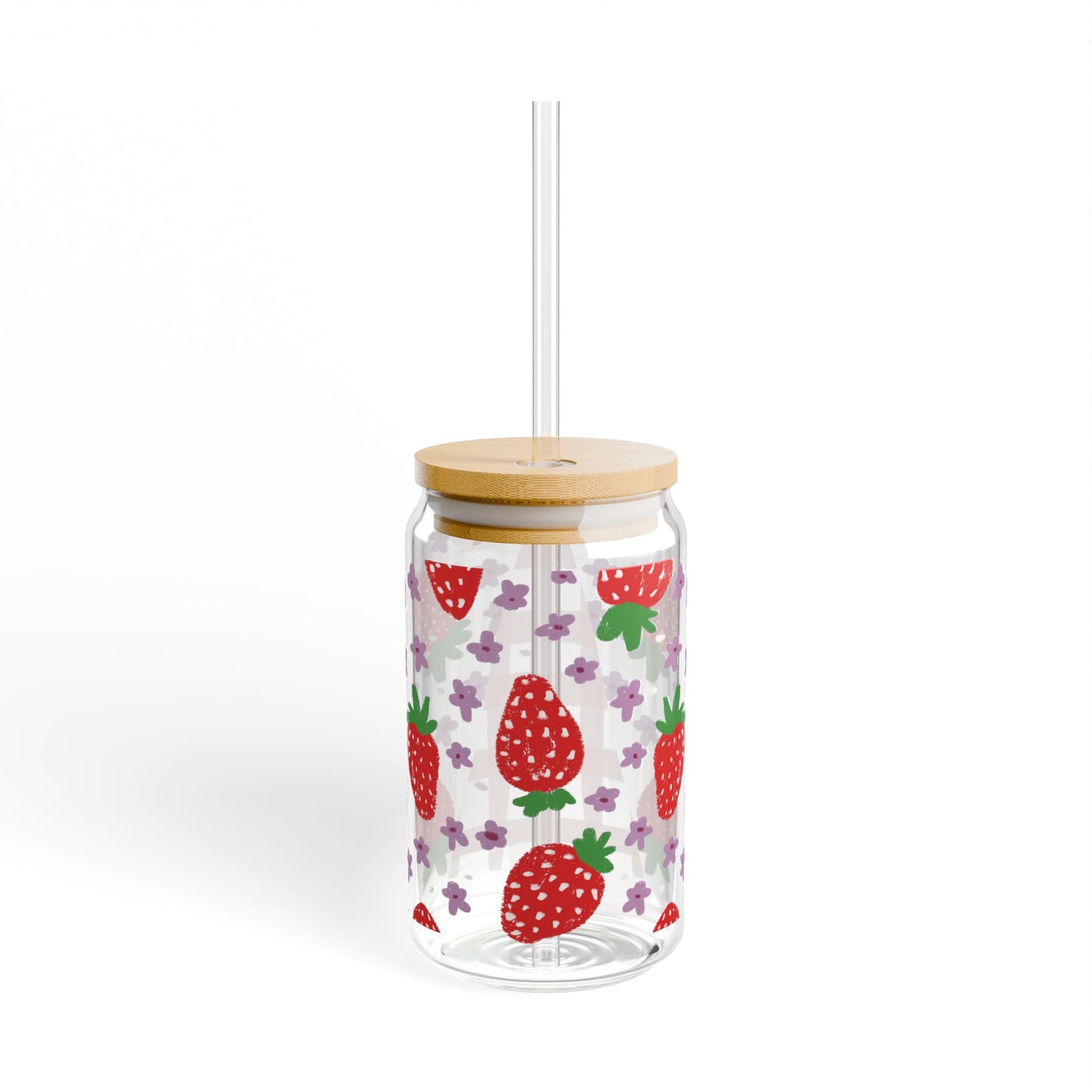 Strawberry Glass Sipper