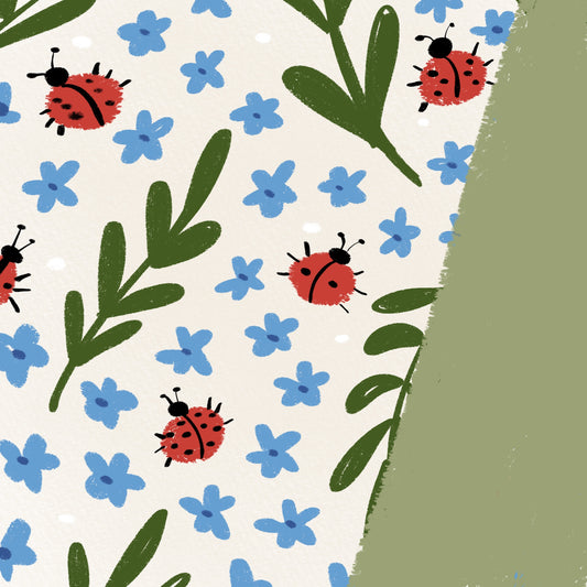 Tall Mug - Florals, Fruits, & Friends