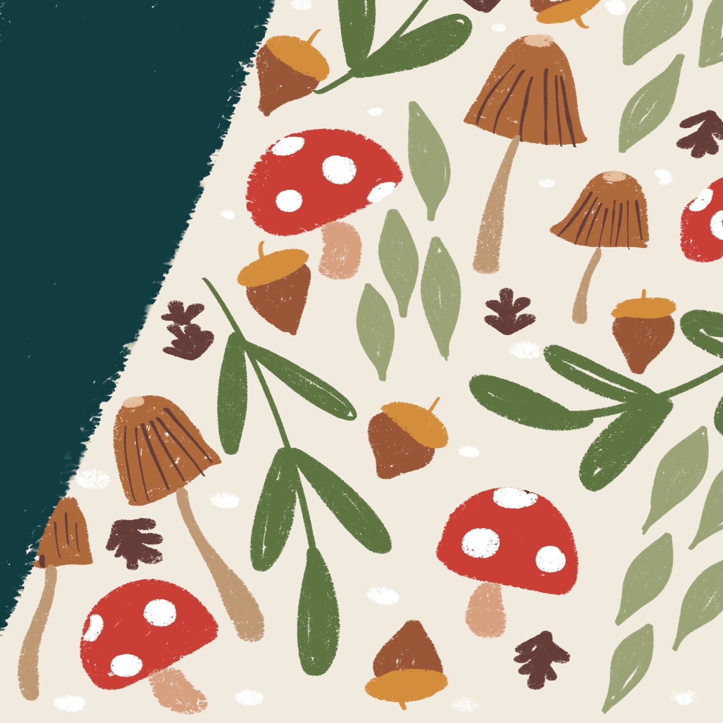 Cocoa Mug - Florals, Fruits, & Friends