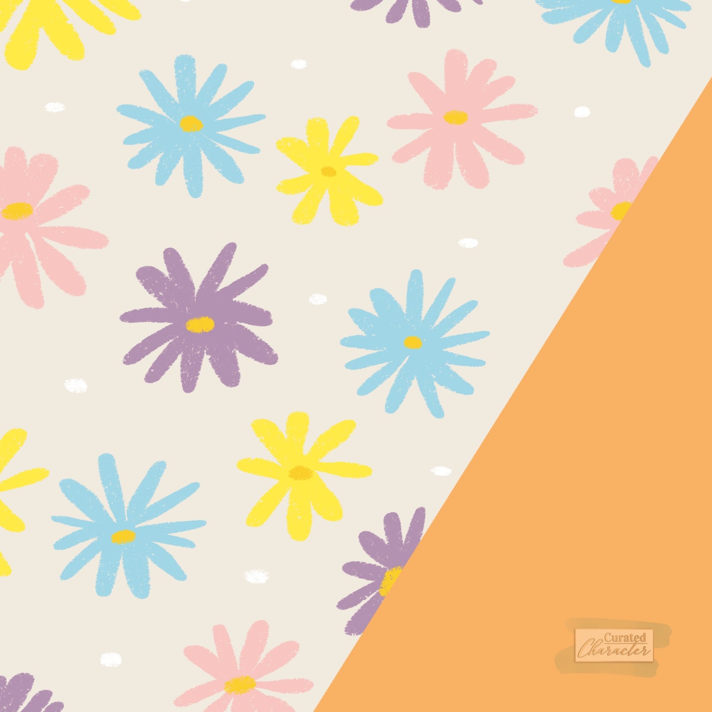 Cocoa Mug - Florals, Fruits, & Friends