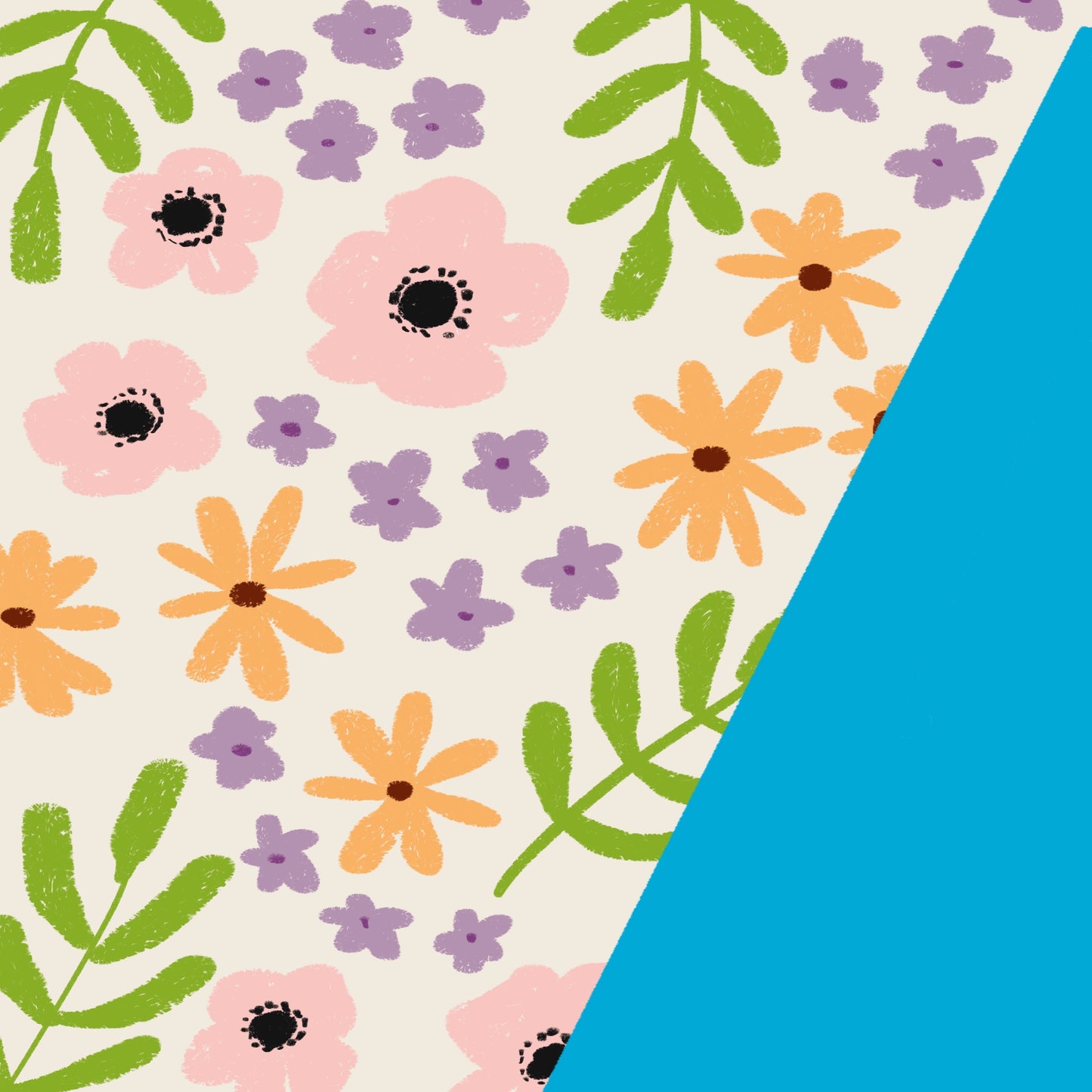 Cocoa Mug - Florals, Fruits, & Friends