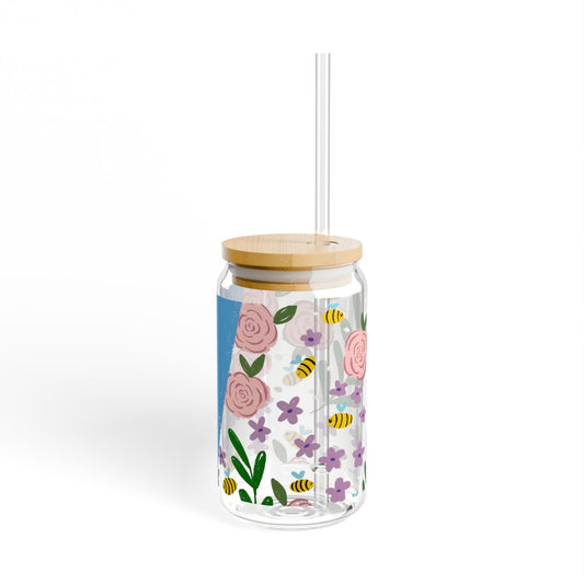 Bee Glass Sipper