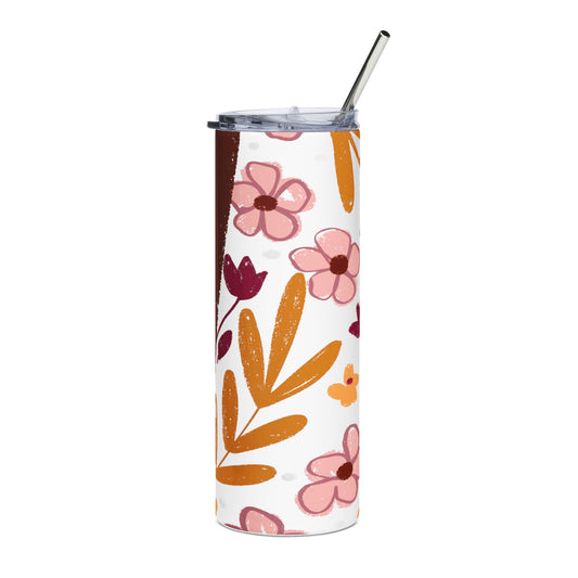 Fall Blooms Stainless Steel Tumbler | 20oz