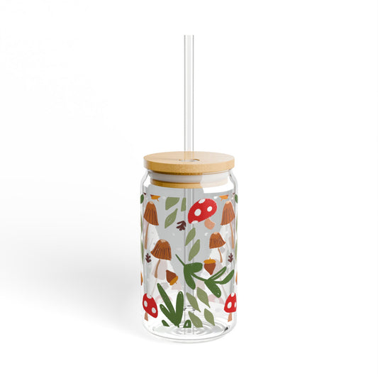 Mushroom Glass Sipper