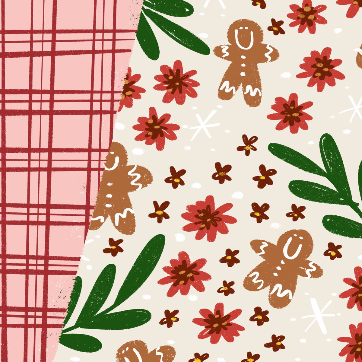 Pink Flannel & Gingerbread